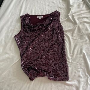 Calvin Klein Sparkle sleeveless top Size medium